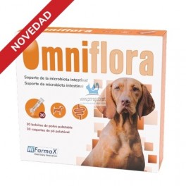 OMNIFLORA SOBRES 30x2 g para Perros, Control de Flora intestinal