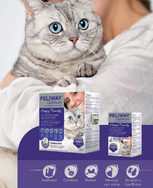 FELIWAY F3 SPRAY 60 ml Feromona Facial antiestres para gatos