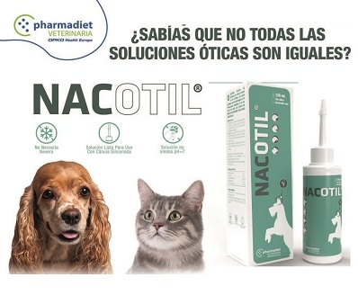 NACOTIL 125 ml Limpiador Auricular Perros, Gatos y Conejos